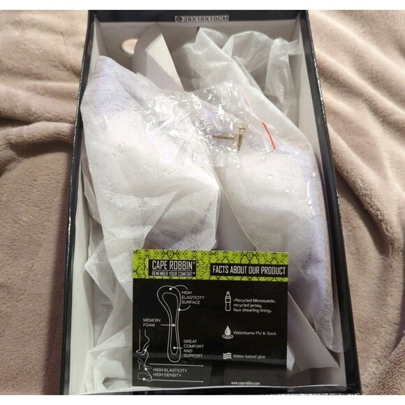 Cape Robbin Purple Brisa Studded Clear Band Heeled Sandals Y2K  NIB 8.5 Eclectic - Picture 9 of 9